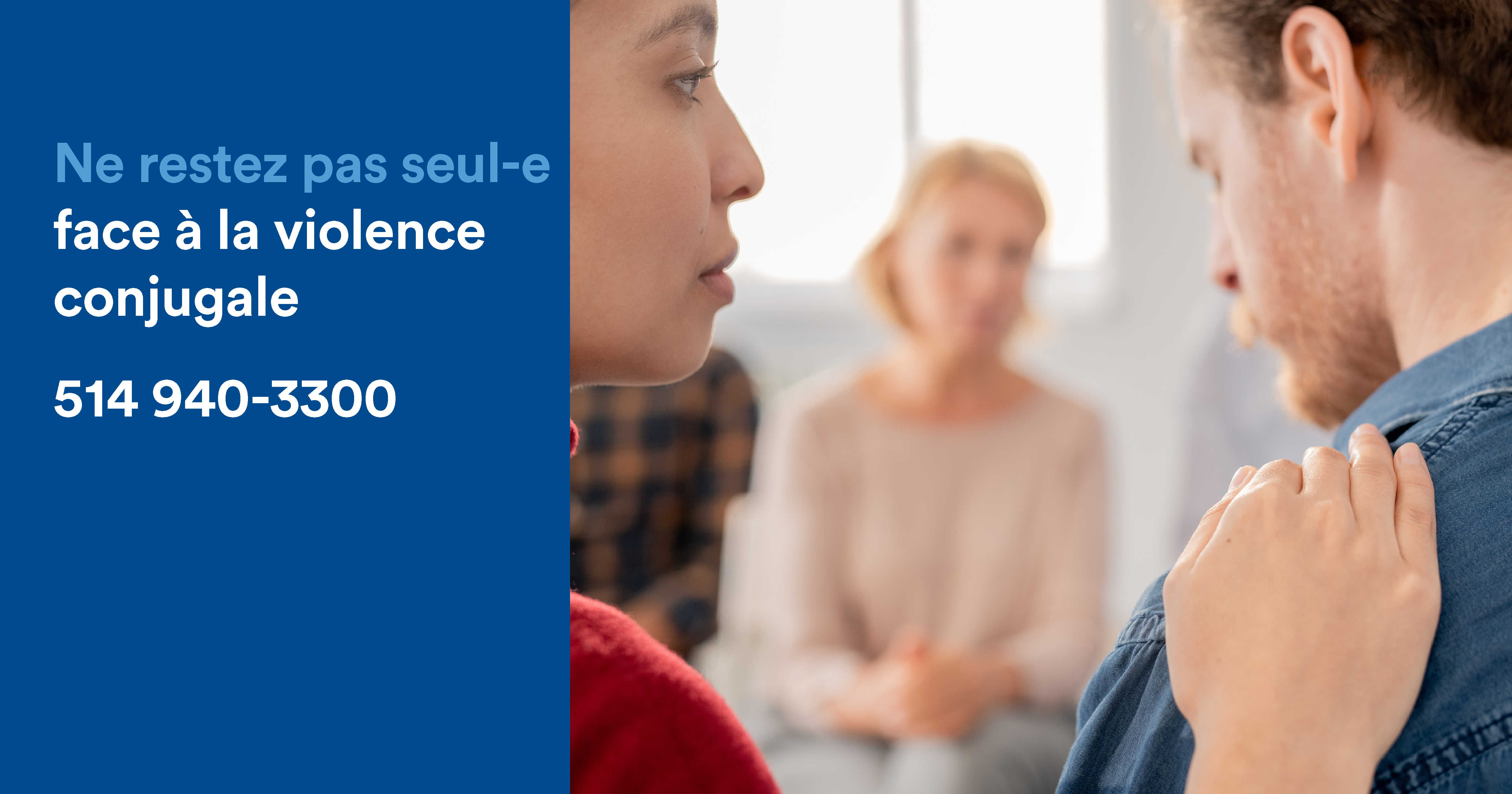 De la violence conjugale : l'accueil psychosocial est là pour vous